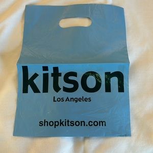 Kitson plastic shopping bag
